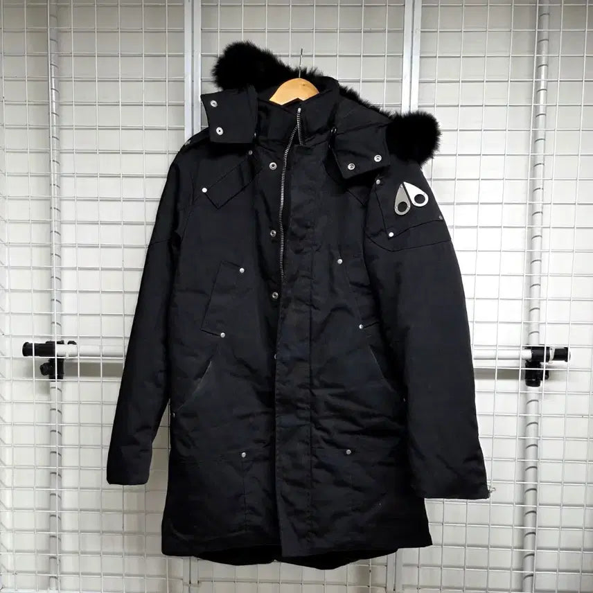 [BUNJANG] Moose Knuckles Stirling Parka - Black - Large - Men&