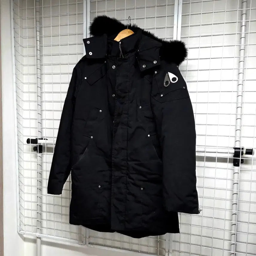 [BUNJANG] Moose Knuckles Stirling Parka - Black - Large - Men&
