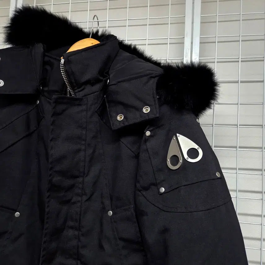 [BUNJANG] Moose Knuckles Stirling Parka - Black - Large - Men&