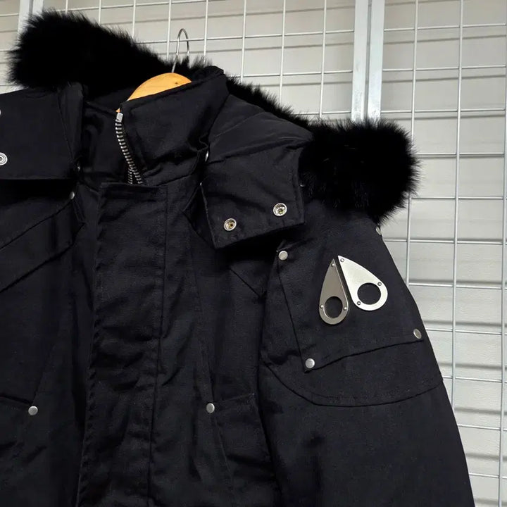 [BUNJANG] Moose Knuckles Stirling Parka - Black - Large - Men&