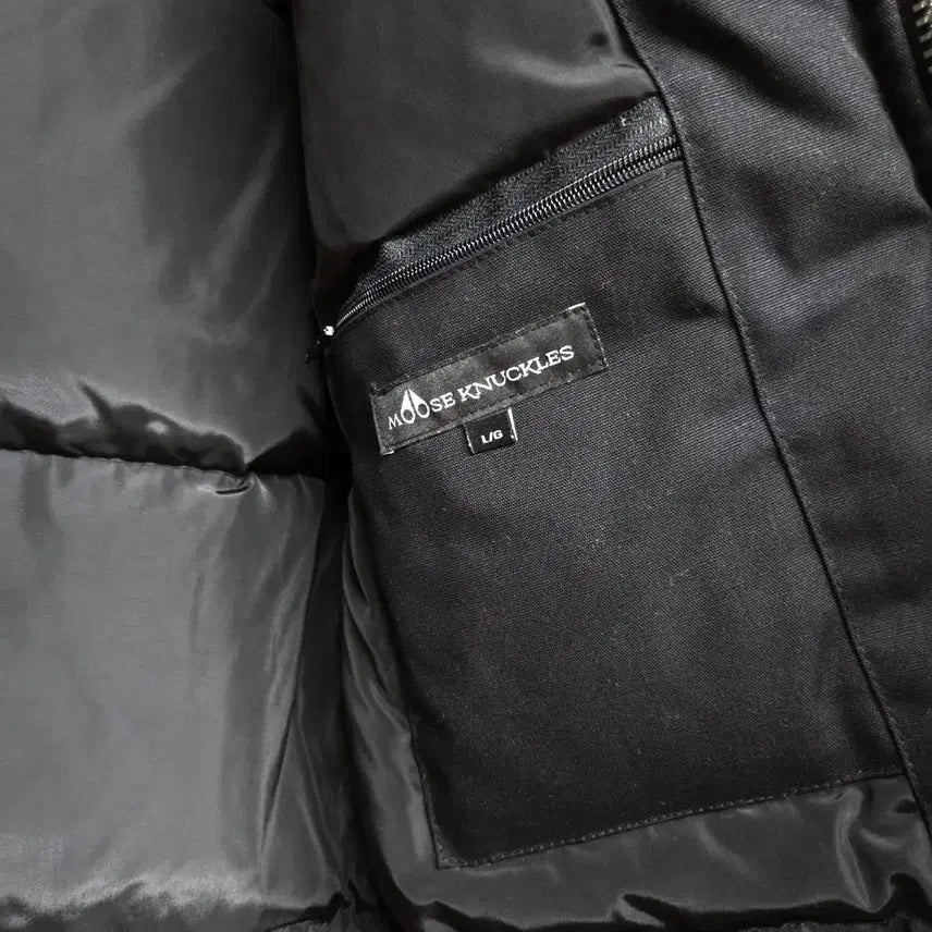 [BUNJANG] Moose Knuckles Stirling Parka - Black - Large - Men&