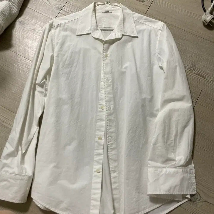 [BUNJANG] SHOPM White Shirt / SHOPM 셔츠 화이트 샵엠