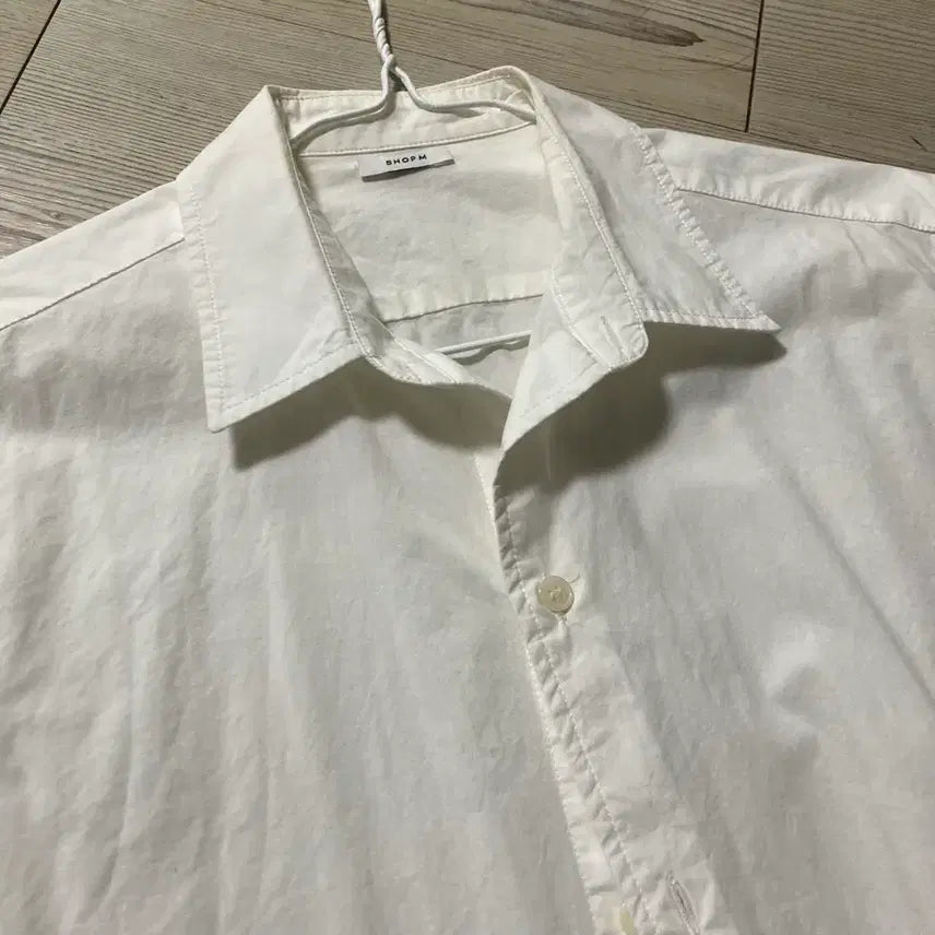 [BUNJANG] SHOPM White Shirt / SHOPM 셔츠 화이트 샵엠
