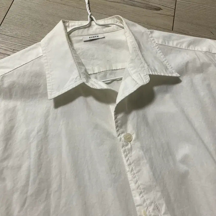 [BUNJANG] SHOPM White Shirt / SHOPM 셔츠 화이트 샵엠