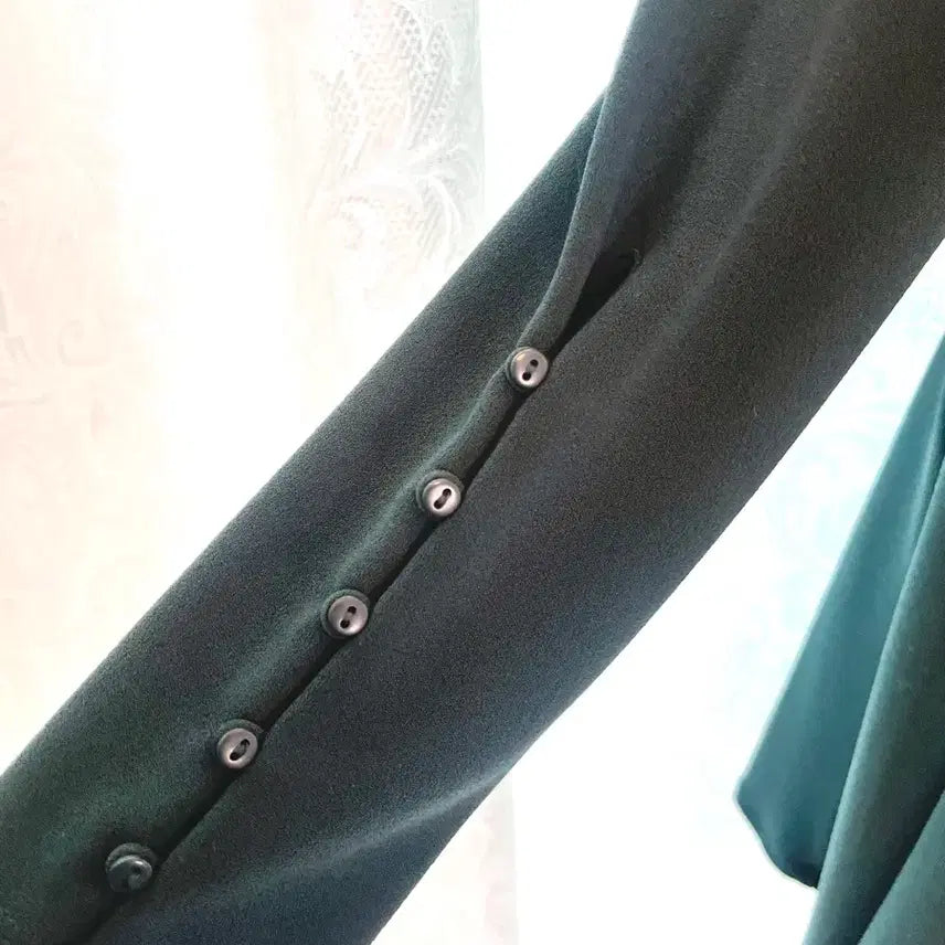 [BUNJANG] Zara Dark Green Skater Dress / Zara자라 다크그린 스케이트 원피스