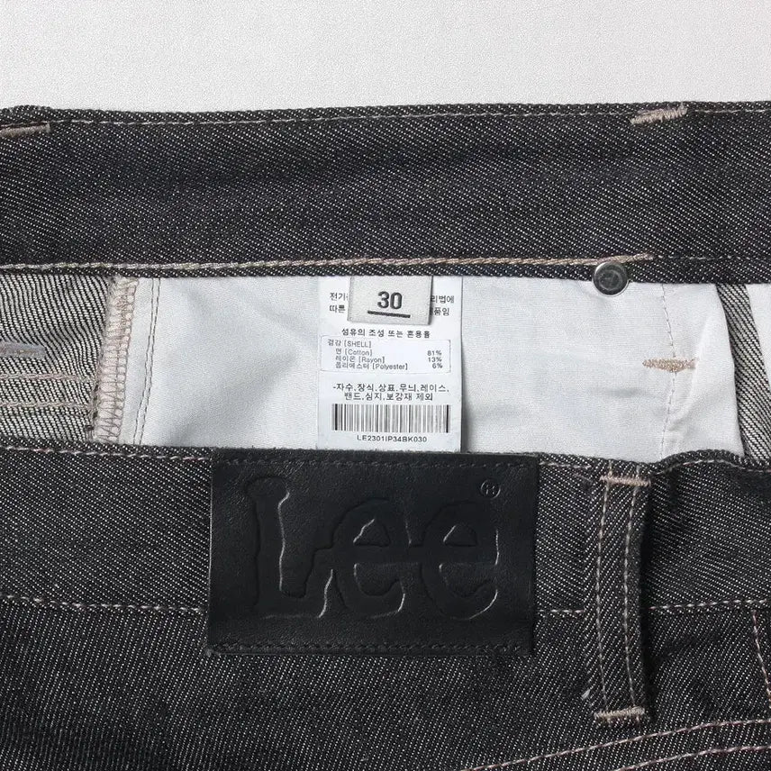 [BUNJANG] Lee Low Black Denim Semi-Loose Jeans / 30 리(Lee) 로우블랙데님 세미루즈 824