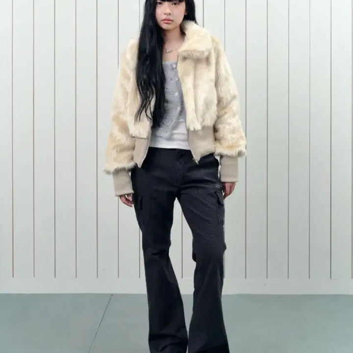 [BUNJANG] As On Faux Fur Jacket / 애즈온 퍼 자켓