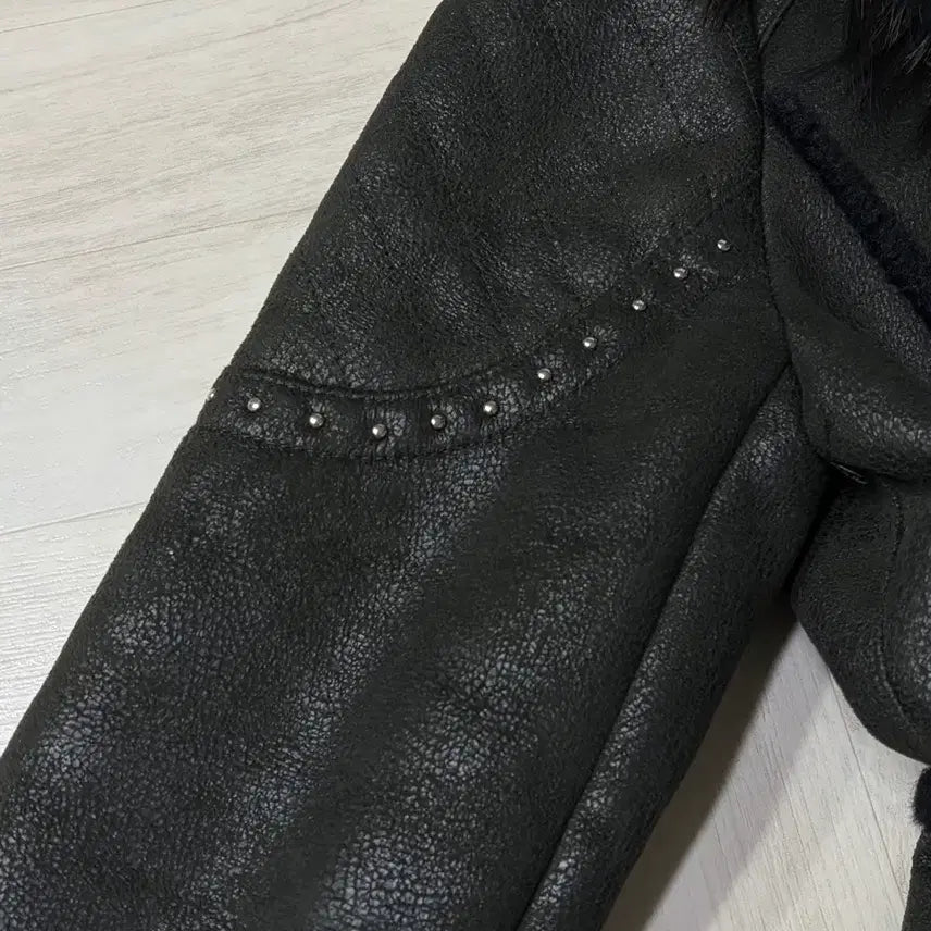 [BUNJANG] Joinus Raccoon Fur Mustang Coat / Joinus 조이너스 퍼 무스탕 코트 66 너구리털