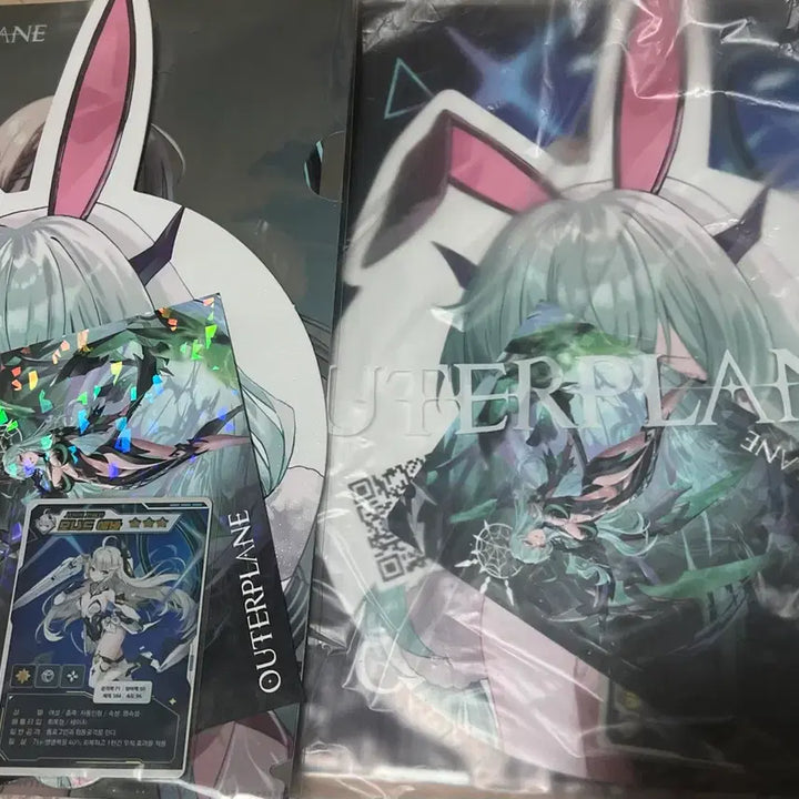 [BUNJANG] Outerplane G-Star Goods Bundle Set / 일괄) 아우터플레인 아우플 지스타 굿즈 (클리어파일, 카드 등)