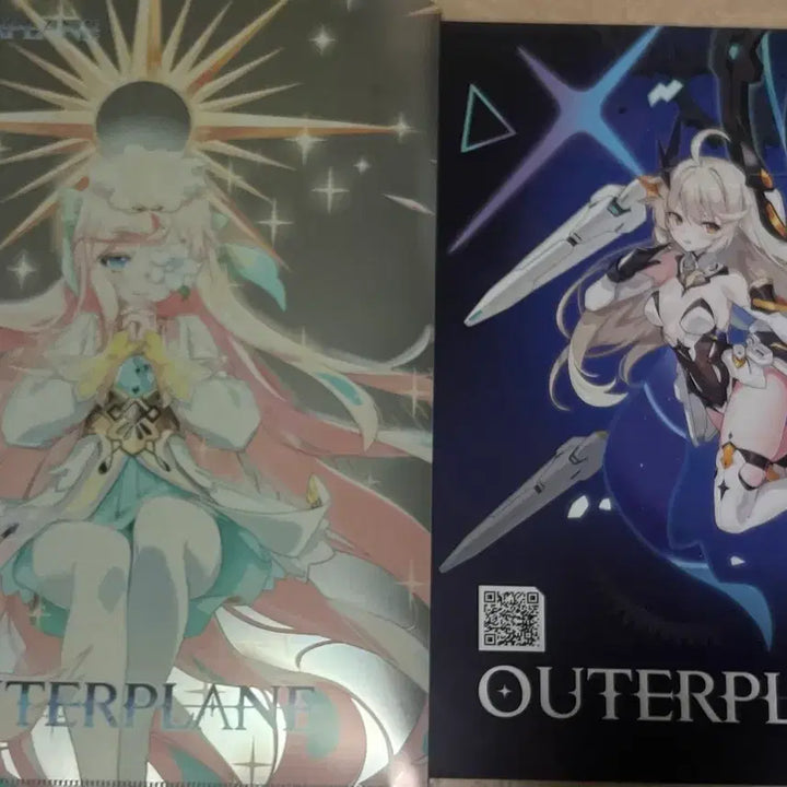 [BUNJANG] Outerplane G-Star Goods Bundle Set / 일괄) 아우터플레인 아우플 지스타 굿즈 (클리어파일, 카드 등)