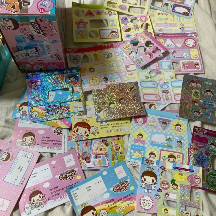 [BUNJANG] Angel-i Sticker Maker Toy / 엔젤이 스티커메이커 고전완구 장난감 도안 많음