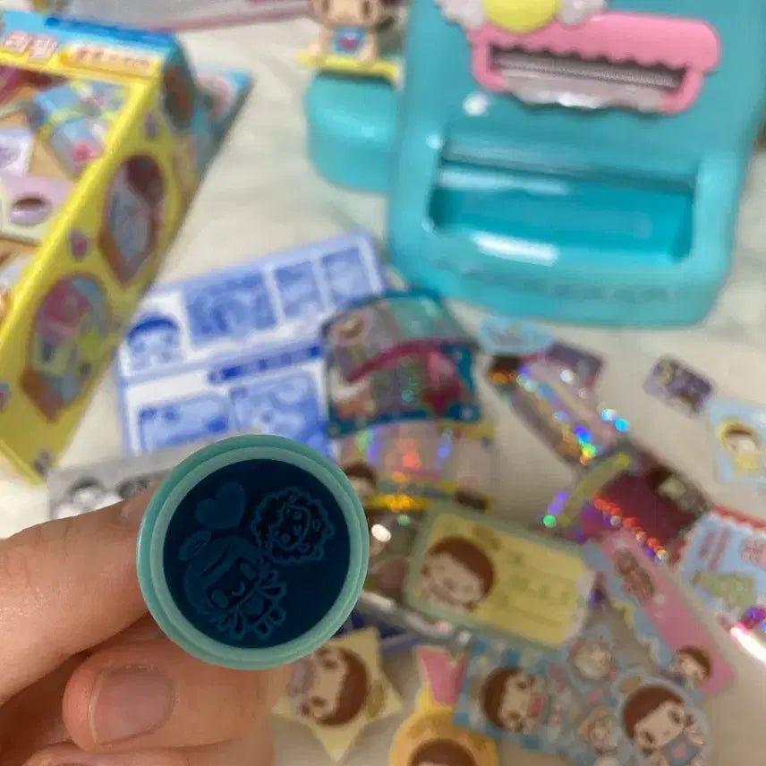 [BUNJANG] Angel-i Sticker Maker Toy / 엔젤이 스티커메이커 고전완구 장난감 도안 많음