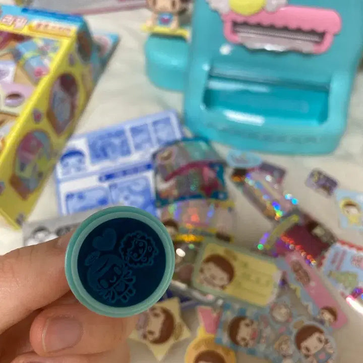 [BUNJANG] Angel-i Sticker Maker Toy / 엔젤이 스티커메이커 고전완구 장난감 도안 많음