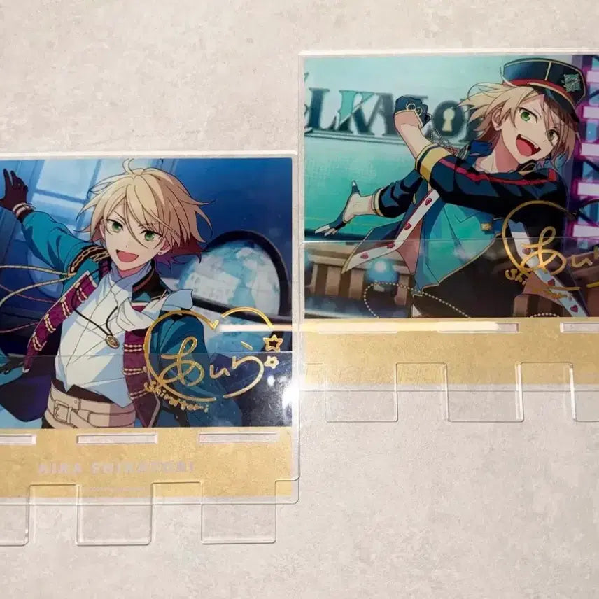 [BUNJANG] Ensemble Stars Aira Acrylic Stand &amp; Phone Holder Bundle Set / 일괄) 앙스타 아이라 아크릴 스탠드 휴대폰 거치대