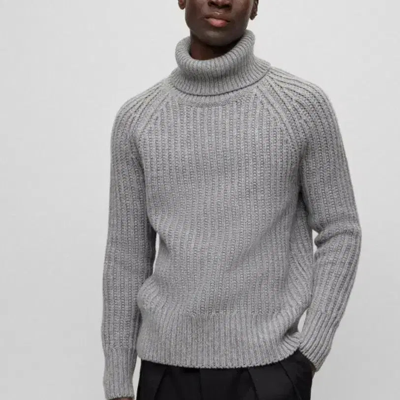 [BUNJANG] Hugo Boss Virgin Wool Turtleneck Sweater / [XL] BOSS 매장 정품 휴고 보스 버진 울 터틀넥 폴라 니트 스웨터