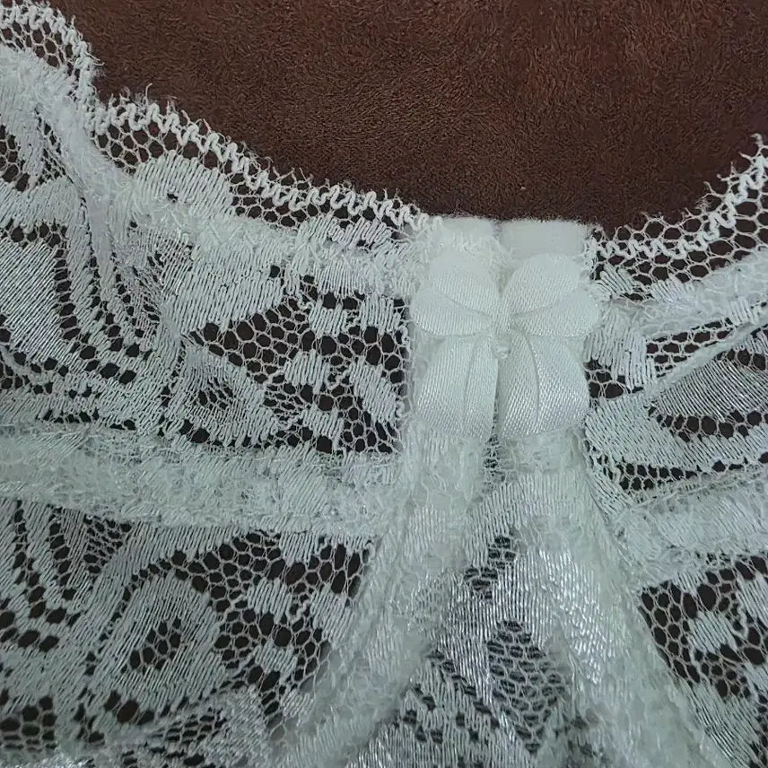 [BUNJANG] White Lace Bra / 화이트 레이스 브라