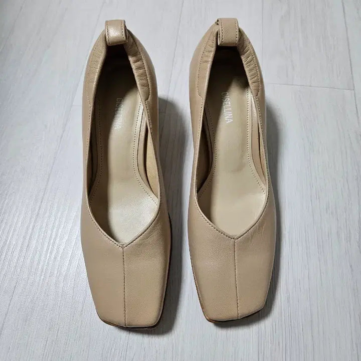 [BUNJANG] Handmade Natural Lambskin Pumps Beige 225 / (새상품)천연양가죽 수제화 펌프스 베이지 225