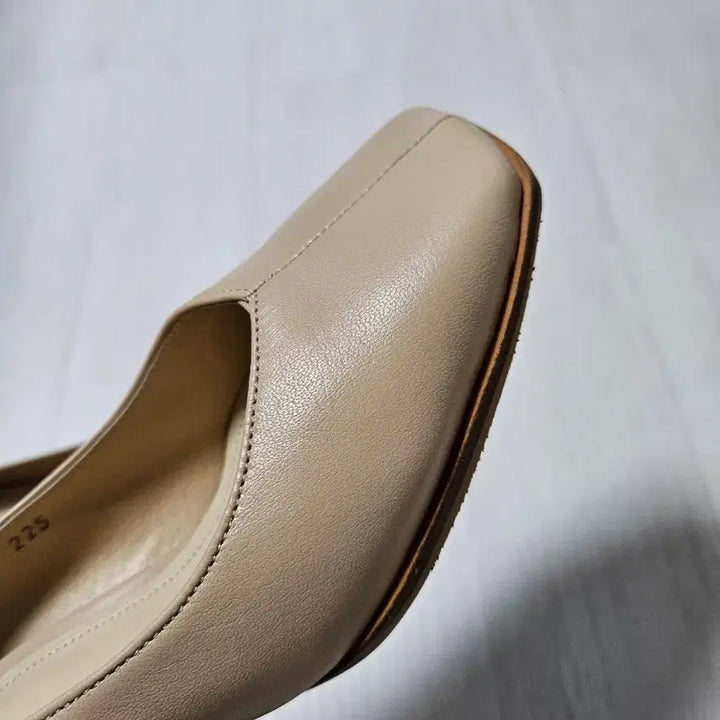[BUNJANG] Handmade Natural Lambskin Pumps Beige 225 / (새상품)천연양가죽 수제화 펌프스 베이지 225