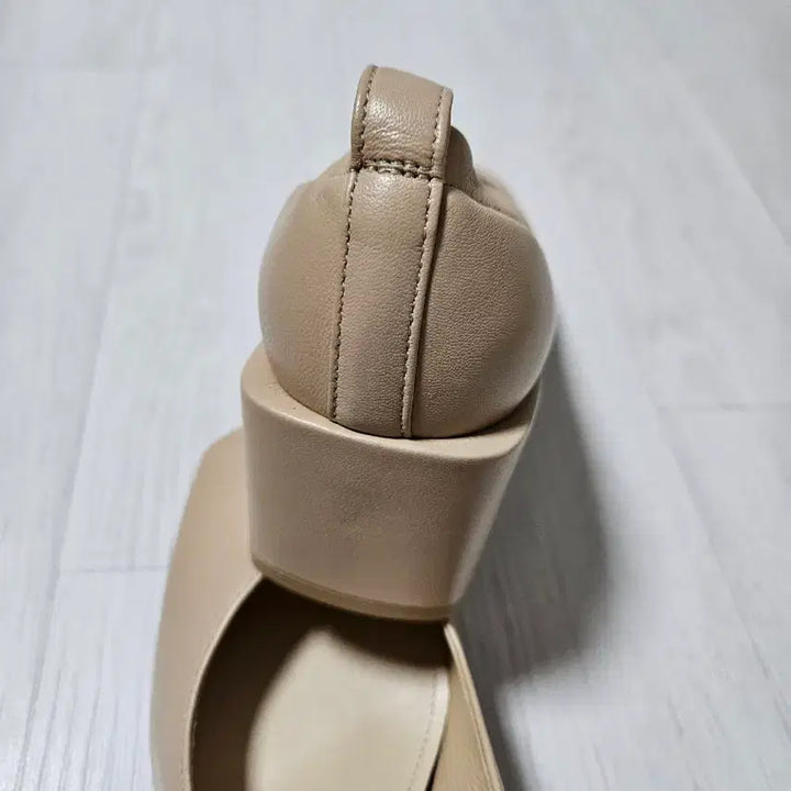 [BUNJANG] Handmade Natural Lambskin Pumps Beige 225 / (새상품)천연양가죽 수제화 펌프스 베이지 225