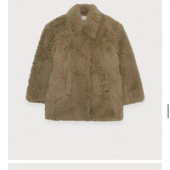 [BUNJANG] Poeto Beige Fur Jacket / 포에토 퍼 자켓