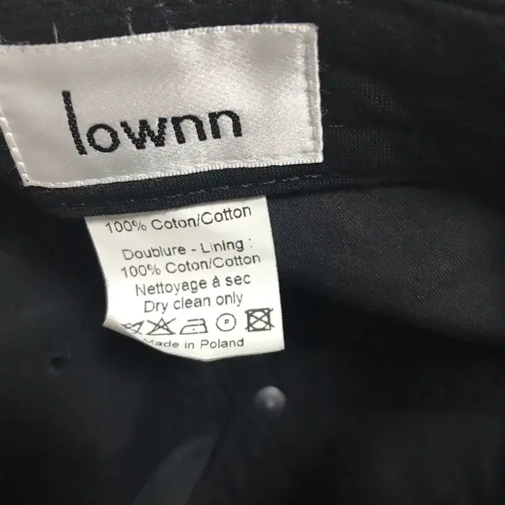 [BUNJANG] Lownn Black Plain Ball Cap Hat / Lownn 볼캡