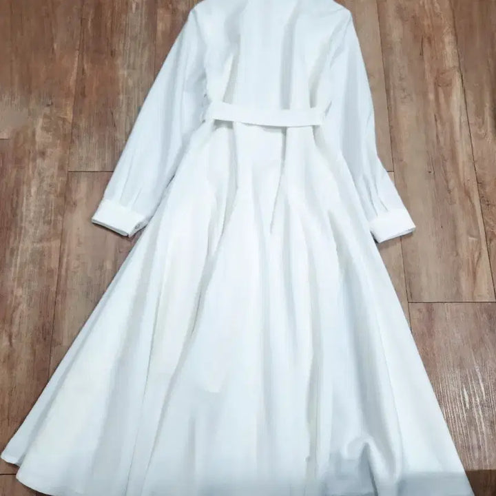 [BUNJANG] Trench Style Asymmetrical Collar Dress / 트렌치형 언발 카라 원피스 s~M
