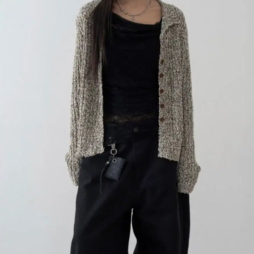[BUNJANG] Rowere Bocashi Collar Cardigan / 로웨어 가디건