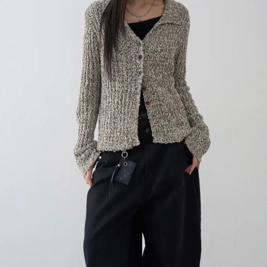 [BUNJANG] Rowere Bocashi Collar Cardigan / 로웨어 가디건