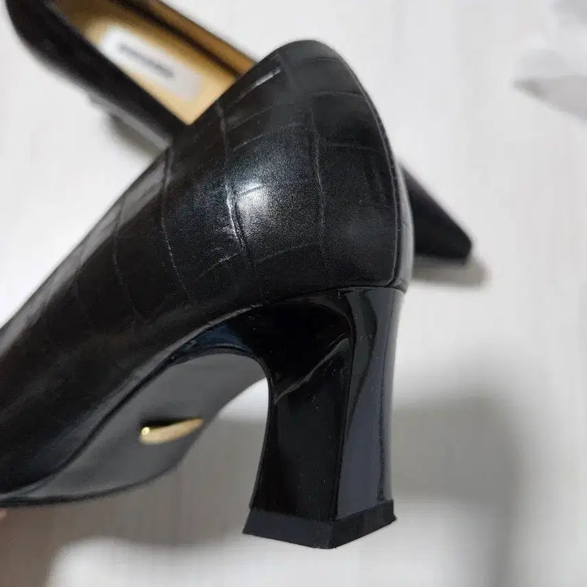 [BUNJANG] Handmade Leather Pumps 230mm / (새상품)천연소가죽 수제화 펌프스 블랙 230사이즈