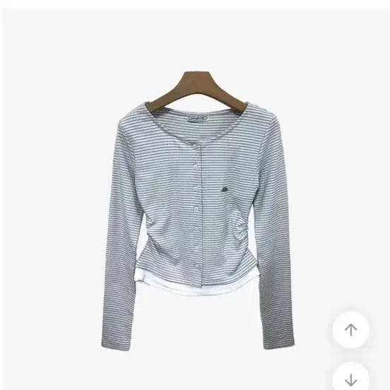 [BUNJANG] Young &amp; Rich Sora Layered T-shirt / 영앤리치 소라색 리스라이프 일체형 레이어드 티