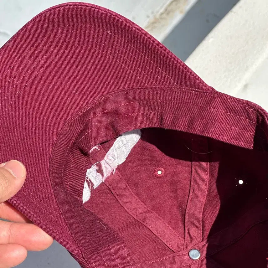[BUNJANG] Harvard Law School Burgundy Ball Cap / [M] 하버드 로스쿨 버건디 볼캡 모자