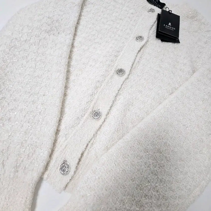 [BUNJANG] Lanvin Collection Glitter Cashmere Blend Cardigan - New / 랑방컬렉션 글리터 캐시미어블랜드 가디건 F 새상품