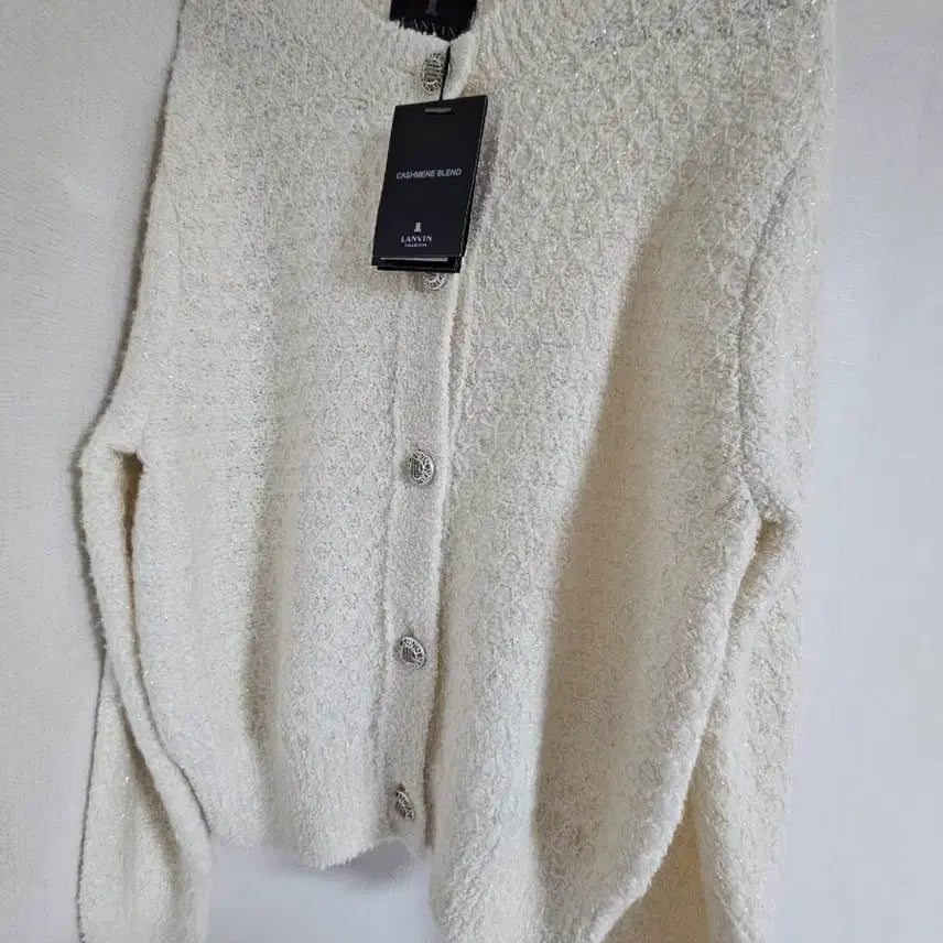[BUNJANG] Lanvin Collection Glitter Cashmere Blend Cardigan - New / 랑방컬렉션 글리터 캐시미어블랜드 가디건 F 새상품