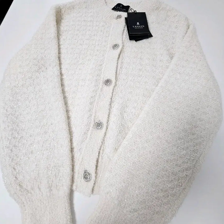 [BUNJANG] Lanvin Collection Glitter Cashmere Blend Cardigan - New / 랑방컬렉션 글리터 캐시미어블랜드 가디건 F 새상품