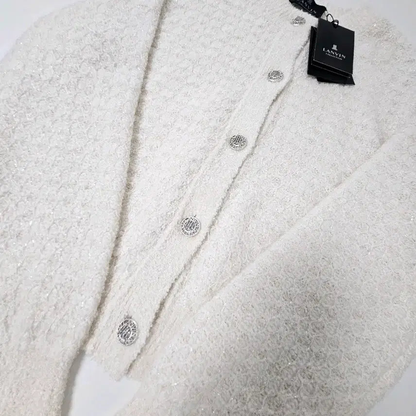[BUNJANG] Lanvin Collection Glitter Cashmere Blend Cardigan - New / 랑방컬렉션 글리터 캐시미어블랜드 가디건 F 새상품