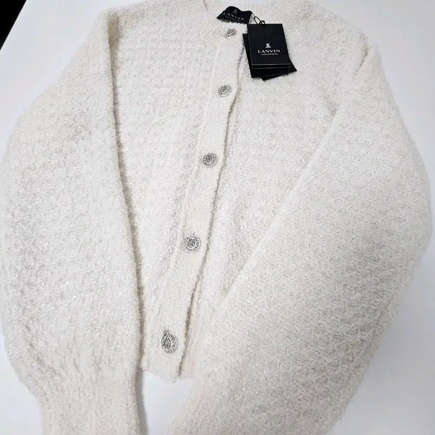 [BUNJANG] Lanvin Collection Glitter Cashmere Blend Cardigan - New / 랑방컬렉션 글리터 캐시미어블랜드 가디건 F 새상품