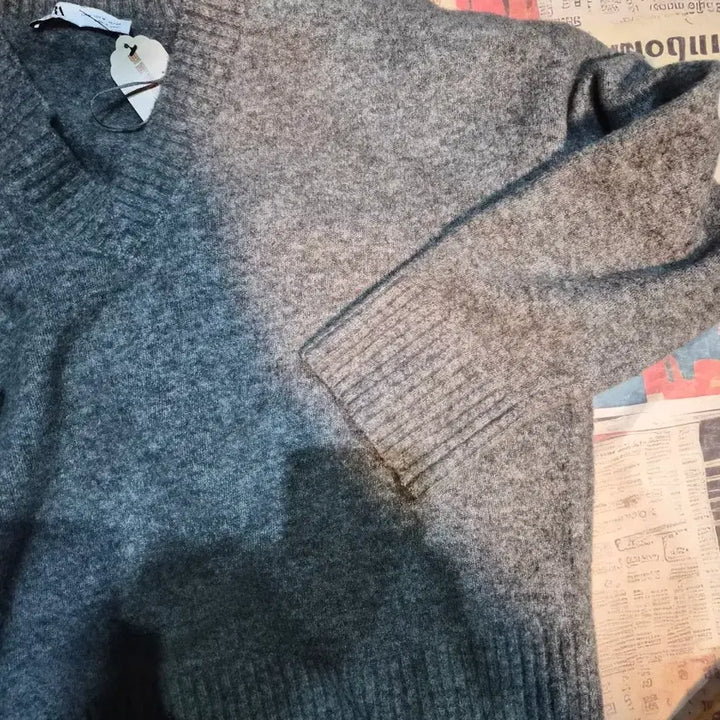 [BUNJANG] ZARA V-neck Knit Sweater / 자라 브이넥 니트