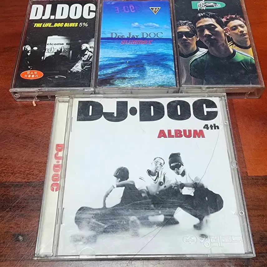 [BUNJANG] DJ DOC Cassette Tape/CD Album / DJ DOC 카세트 테이프/CD 음반 일괄
