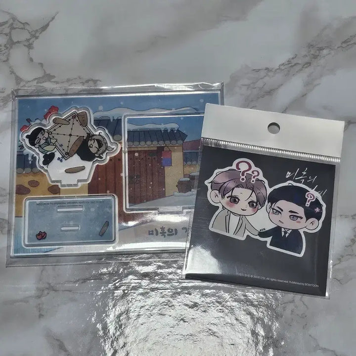 [BUNJANG] LEBOM Misohgyeong Traditional Mini Acrylic + Sticker / 레봄 근하신년 미혹의경계 미혹경 미니 전통놀이 아크릴 + 스티커
