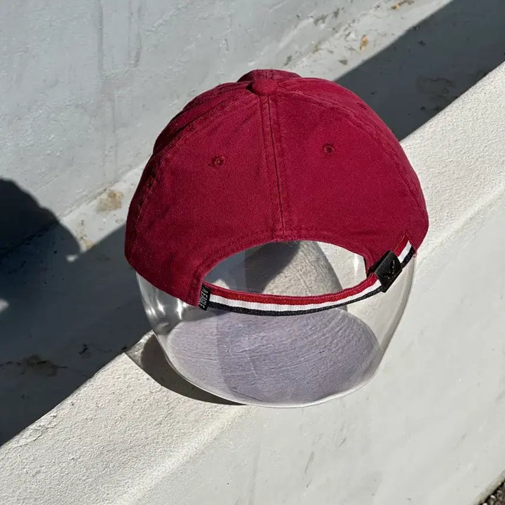 [BUNJANG] American Eagle Burgundy Ball Cap / [F] 아메리칸이글 다크레드 볼캡 모자 독수리 자수
