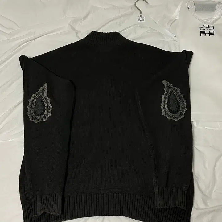 [BUNJANG] Polytelu Track Knit Zip-up Charcoal / [3]폴리테루 트랙 니트 집업 차콜
