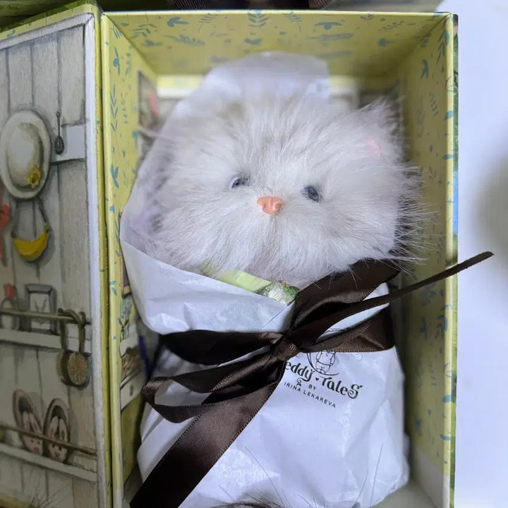 [BUNJANG] Teddy Tales Limited Edition Candyfloss Persian Rena Cat S / 테디테일즈 한정판 솜사탕 페르시안 레나캣 S 새상품