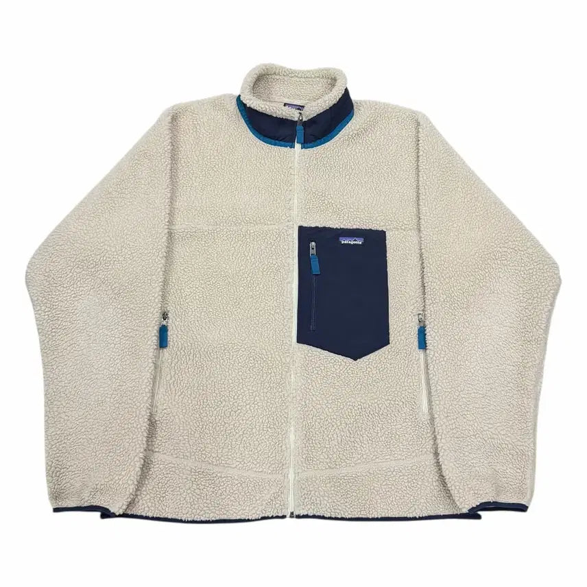 [BUNJANG] Patagonia Classic Retro-X Fleece Jacket Natural 2XL / 파타고니아 클래식 레트로X 플리스 후리스 자켓 내츄럴 2XL