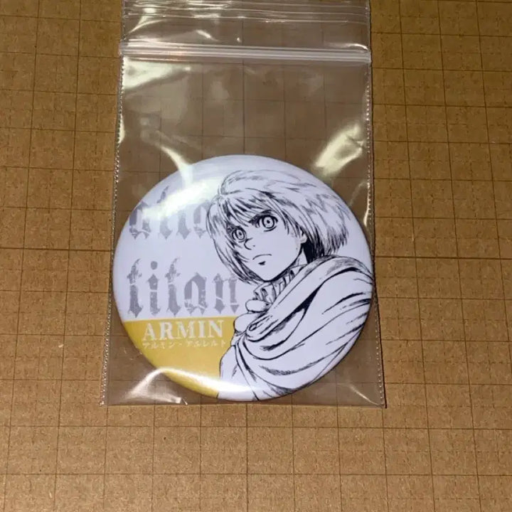 [BUNJANG] Attack on Titan Wit Studio Original Illustration Cat Badges Set / [일괄] 진격의 거인 위트 원화 캣뱃지 5종 세트 _에렌아르민쟝엘빈리바이