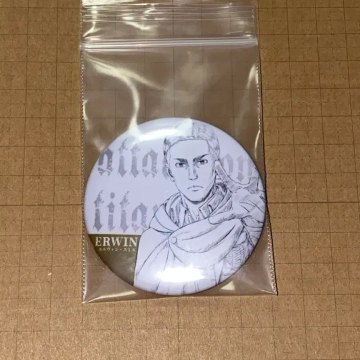 [BUNJANG] Attack on Titan Wit Studio Original Illustration Cat Badges Set / [일괄] 진격의 거인 위트 원화 캣뱃지 5종 세트 _에렌아르민쟝엘빈리바이