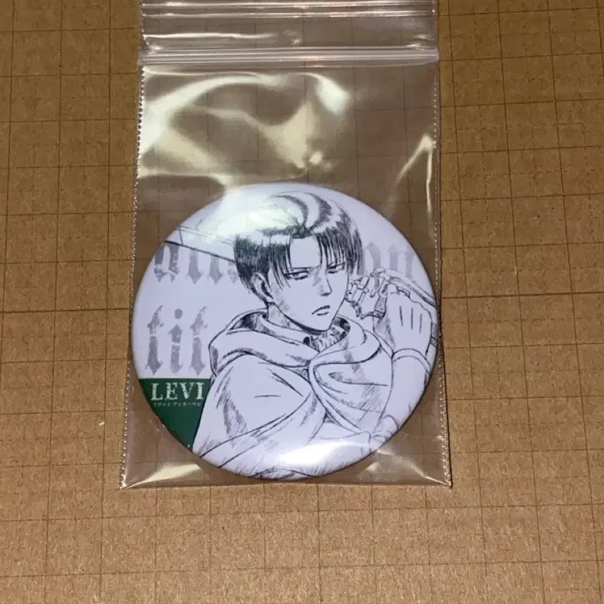 [BUNJANG] Attack on Titan Wit Studio Original Illustration Cat Badges Set / [일괄] 진격의 거인 위트 원화 캣뱃지 5종 세트 _에렌아르민쟝엘빈리바이