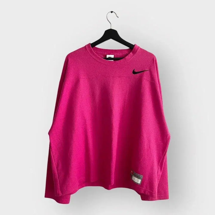 [BUNJANG] Nike x Stussy Long Sleeve Top - Pink / [XL]나이키 x 스투시 탑 롱슬리브  핑크