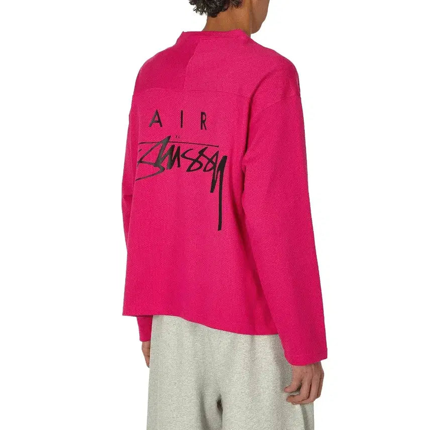 [BUNJANG] Nike x Stussy Long Sleeve Top - Pink / [XL]나이키 x 스투시 탑 롱슬리브  핑크