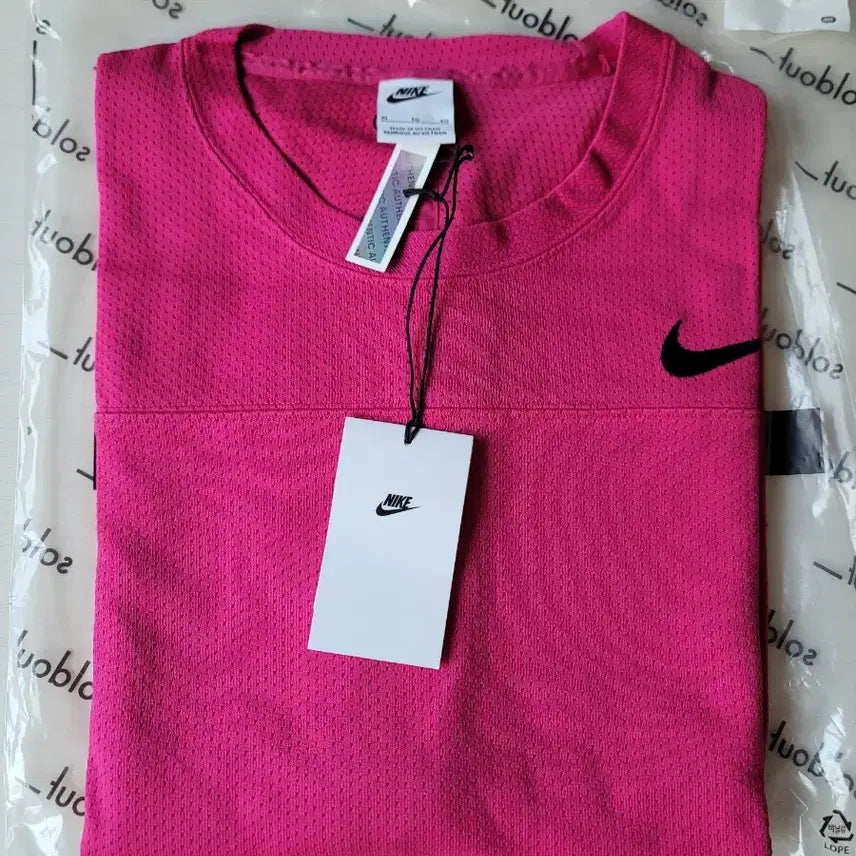 [BUNJANG] Nike x Stussy Long Sleeve Top - Pink / [XL]나이키 x 스투시 탑 롱슬리브  핑크