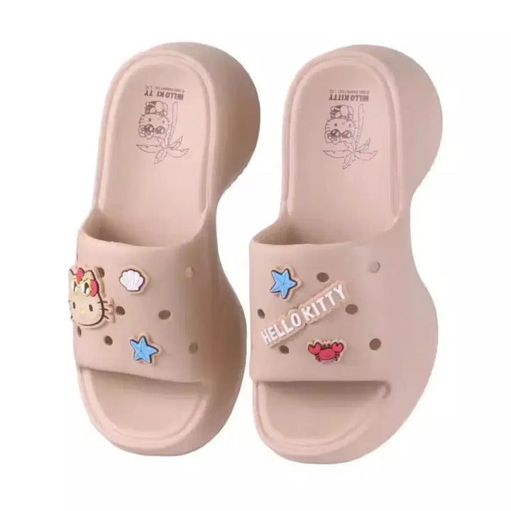 [BUNJANG] Hello Kitty Tanning Kitty Summer Crocs / 헬로키티 태닝키티 여름 크록스
